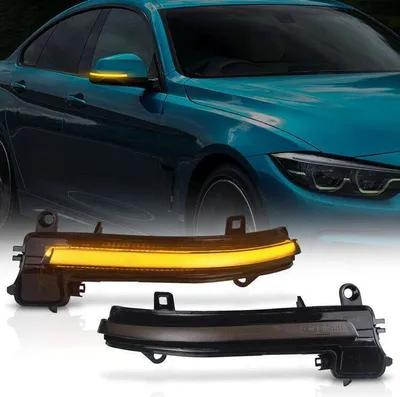 Produktbild von Led Blinker Aussenspiegel für BMW 3er F30 Limo | F31 Touring 2011-2019 | SCHWARZ