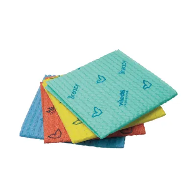 Produktbild von Vileda Breazy Kurzzeittuch, 35 x 36 cm, 25er Pack, grün