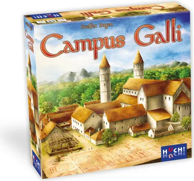 Produktbild von Huch & Friends Campus Galli Brettspiel: Klosterbau nach St. Galler Plan, kooperativ oder kompetitiv