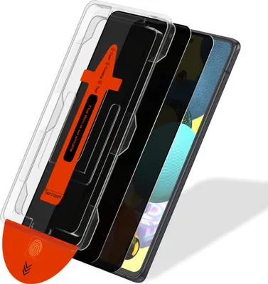 Produktbild von 2-Pack Samsung A51 Privacy Displayschutz - Gehärtetes Glas | [Automatische Installation] - Blasenfrei