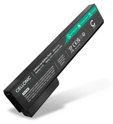 Produktbild von CELLONIC 1x Akku für Notebook Kompatibel mit HP EliteBook 8470p, EliteBook 8570p, ProBook 6570b, CC06XL - (4400mAh, 10.8V)