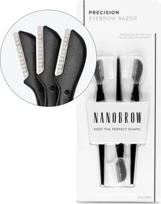 Zdjęcie produktu dla Nożyk do brwi Nanobrow - trymer do regulacji brwi, brzytwa do brwi i twarzy