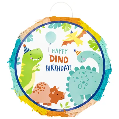 Zdjęcie produktu dla Rozwijana piniata Happy Dinosaur