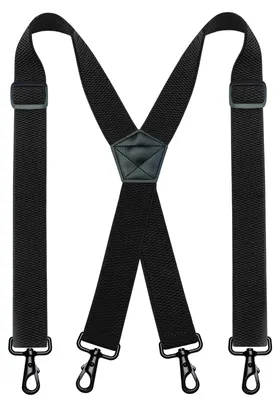 Produktbild von Hosenträger Herrenhosenträger X-Form - Verstellbar - Schwarz