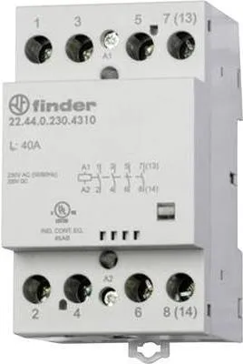 Produktbild von Finder Installationsschütz 22.44.0.024.4310 30/110/220 V 40/4/1.2 A 22.44.0