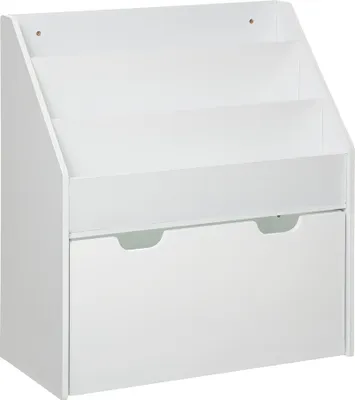 Image de Eazy Living Bibliothèque avec tiroir Muna Blanc