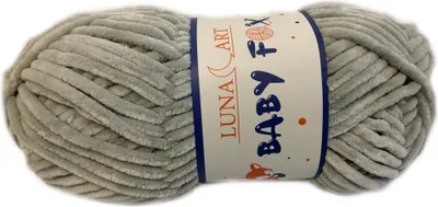Zdjęcie produktu dla Włóczka Luna Art Baby Fox 100-33 / jasny szary