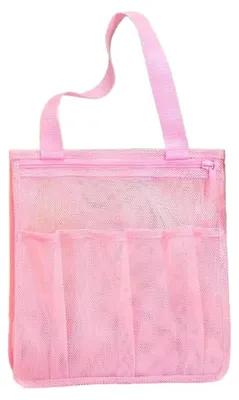 Produktbild von Schnelltrocknende Netz-Duschtasche mit großer Kapazität, tragbare Strand- und Fitnessstudio-Tasche