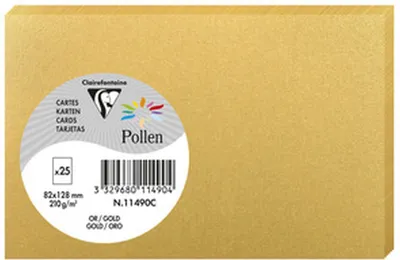 Image de Carte Pollen 82x128 or