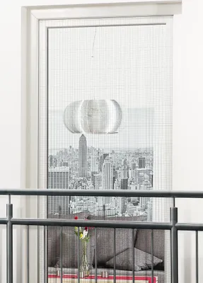 Produktbild von Fliegengitter 130x220cm für Türen an franz. Balkonen weiss 101140201-CU
