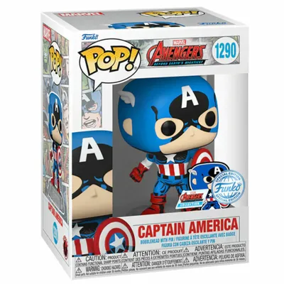 Immagine prodotto di Figura POP Marvel Los Vengadores Avengers Capitan America Esclusivo