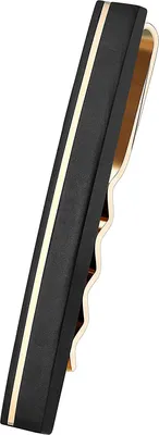 Produktbild von Karisma Hochwertige Herren Edelstahl 316L Krawattennadel mit Carbon-Composite/Krawattenklammer/Tie Clip Farbwahl KTC207 - Silber