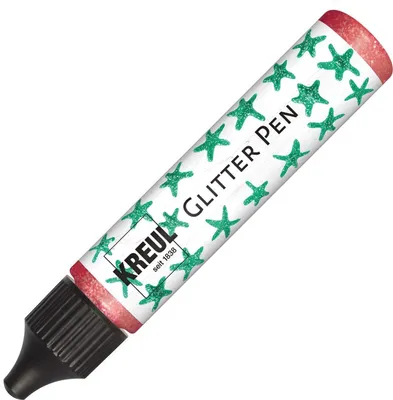 Produktbild von KREUL Glitter Pen rot 29 ml