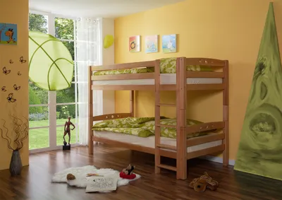 Produktbild von Etagenbett Lupo Buche, verschiedene Farben
