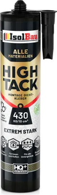 Produktbild von Isolbau Montagekleber High Tack - 1 x 470 g Extrem starker Hybrid MS Polymer Baukleber für Innen- & Außenbereich - 400 kg / 10 cm² - Weiß