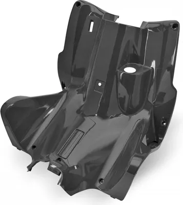 Image de TNT Panneau de jambe / habillage intérieur compatible avec Yamaha Aerox / MBK Nitro - noir métallique