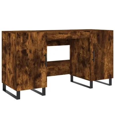 Obrázok produktu pre vidaXL Písací stôl údený dub 140x50x75 cm odvodený výrobok z dreva