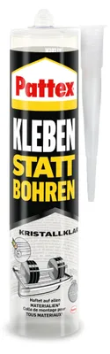 Produktbild von Pattex Kleben statt Bohren Kristallklar 290.0 g