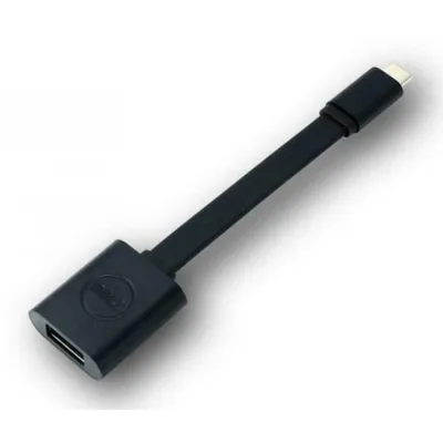 Produktbild von DELL DBQBJBC054 USB Kabel USB 3.2 Gen 1 (3.1 Gen 1) 0,132 m USB C USB A Schwarz