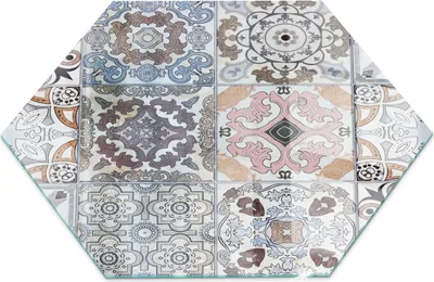 Produktbild von Glasbodenplatte für H 40 cm – Kaminofen – Kaminplatte Glas – Schutzglas – Funkenschutzplatte –Glasbodenplatte Feuerfeste – Hitzeschutzplatte – Bodenschutz aus Glas – Mosaikmuster in Fliesen
