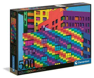 Zdjęcie produktu dla Puzzle 500 Color Boom Kwadraty 35094