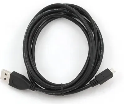 Obrázek produktu pro Gembird CCP-MUSB2-AMBM-1M, 1 m, Micro-USB B, USB A, USB 2.0, Samec/samec, Černá