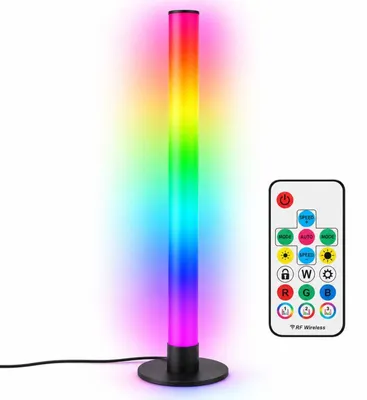 Obrázok produktu pre Verk 12385 Dekoratívna LED lampa RGB s diaľkovým ovládaním, 40 cm, čierna