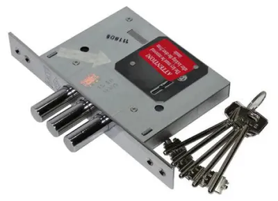 Imagen del producto de Cerradura de bombín KALE. Modelo 257L. Acabado CP