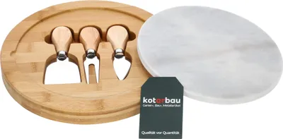 Obrázek produktu pro KOTARBAU® Elegantní sada na servírování sýrů se 3 doplňky a prkénky na sýry