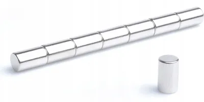 Zdjęcie produktu dla Magnes Neodymowy Walcowy  6x15 mm N38 1 sztuka