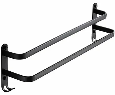 Obrázok produktu pre APT AG988 Nástenný vešiak na uteráky 60 cm čierna