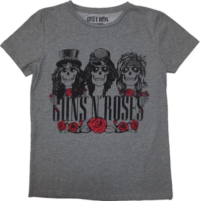 Produktbild von Guns N Roses - "Hell Group" T-Shirt für Damen RO12399 (S) (Grau)