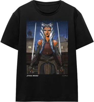 Productafbeelding van Ahsoka - "Heroic" T-shirt voor heren/dames, uni model, TV17227 (maat S) (zwart)