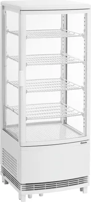Produktbild von Mini-Kühlvitrine 98 Liter 2 Türen weiß