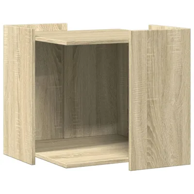 Image de vidaXL Bac à litière Chêne Sonoma 53x53x51 cm Bois composite
