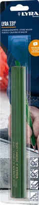 Produktbild von LYRA 331® Profi Steinhauerstifte 24cm oval grün Blister 3 Stk.