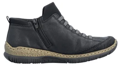 Immagine prodotto di Stivaletti da donna Rieker, modello confortevole con gambale elastico, codice prodotto N3258, taglia: 38 EU, colore: nero