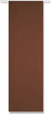 Produktbild von Flächenvorhang Alessia blickdicht, mit Zubehör, Maße: 60x245cm, Farbe: Braun