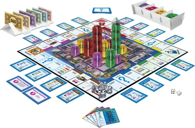 Produktbild von Marvel Spider-Man Monopoly Builder, Brettspiel, Strategie, 8 Jahr(e), Familienspiel