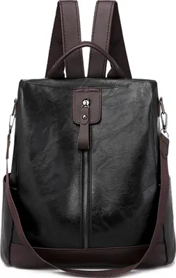 Produktbild von Rucksack Damen Kunstleder Mode Diebstahlsicherer