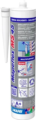 Produktbild von MAPEI® MAPEFLEX MS 45 CRYSTAL (transparent) 300 ml Anschluss- und Montagekleber Hybridkleber Hybrid-Dichtklebstoff