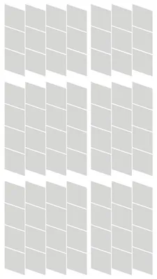 Produktbild von Sichtschutzfolie – 75 Diamanten – Selbstklebende Fensterfolie für Fenster und Duschtüren – 75 x 40 cm