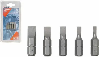 Produktbild von 5-teiliges CrMoV Flachbit-Set