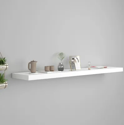 Produktbild von vidaXL Schweberegal Weiß 120x23,5x3,8 cm MDF