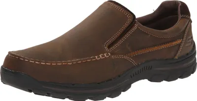 Immagine prodotto di Skechers Braver-Rayland, ciabatte da uomo, pelle marrone scuro, taglia 42 EU
