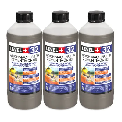 Produktbild von Weichmacher für Mörtel 3L, ersetzt Kalk in Mauer- und Putzmörteln, Plastifizierer für Zementmörtel und Putz RM32