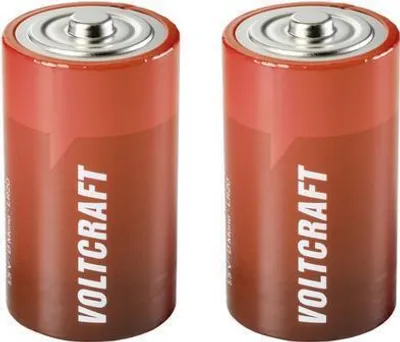 Produktbild von VOLTCRAFT LR20 Mono (D)-Batterie Alkali-Mangan 18000 mAh 1.5 V 2 St