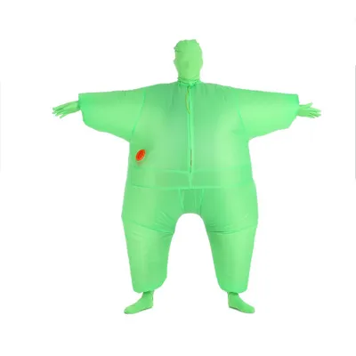 Obrázok produktu pre Decdeal Zábavný nafukovací celotelový kostým pre dospelých, nafukovacia kombinéza, kostým na Halloween, športové párty