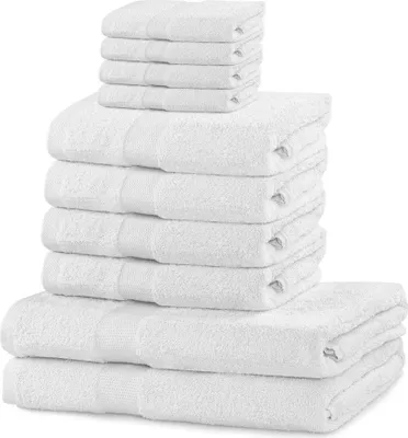 Zdjęcie produktu dla Zestaw Ręczników Biały 2*70x140 + 4*50x100 + 4*30x50 DecoKing