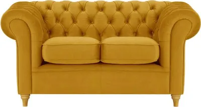 Zdjęcie produktu dla Sofa dwuosobowa Chesterfield-Velluto 8-like oak